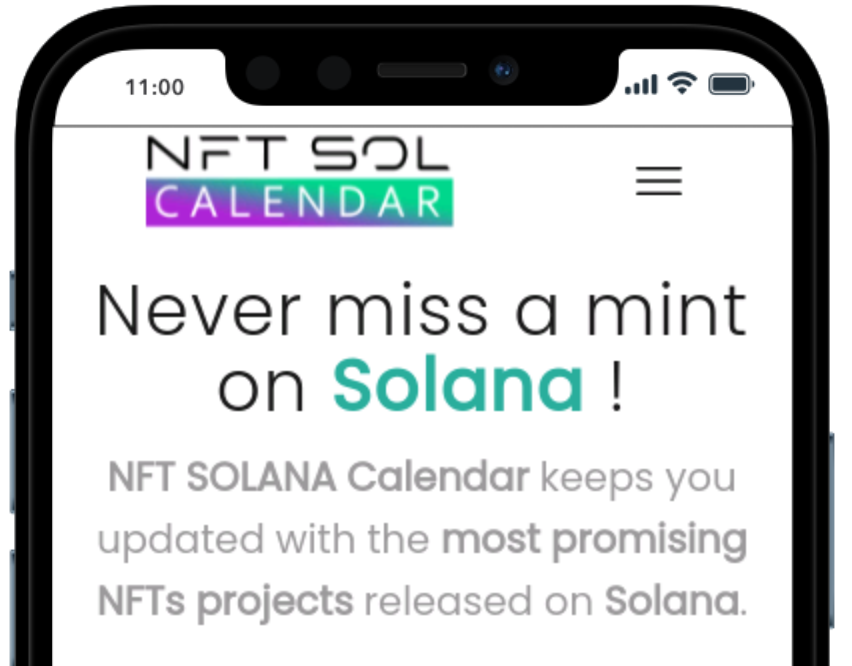 Upcoming NFT Drops on Solana - NFT SOLANA CALENDAR